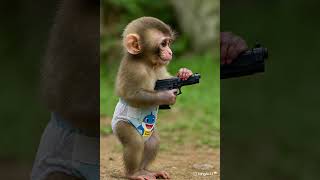 Baby Monkey Sniper? The Cutest Sharpshooter Youve Ever Seen