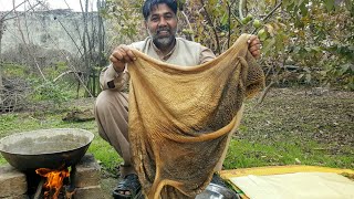 How To Clean And Cook  Ojri / Village Style Ojari Recipe / Mubarik Ali