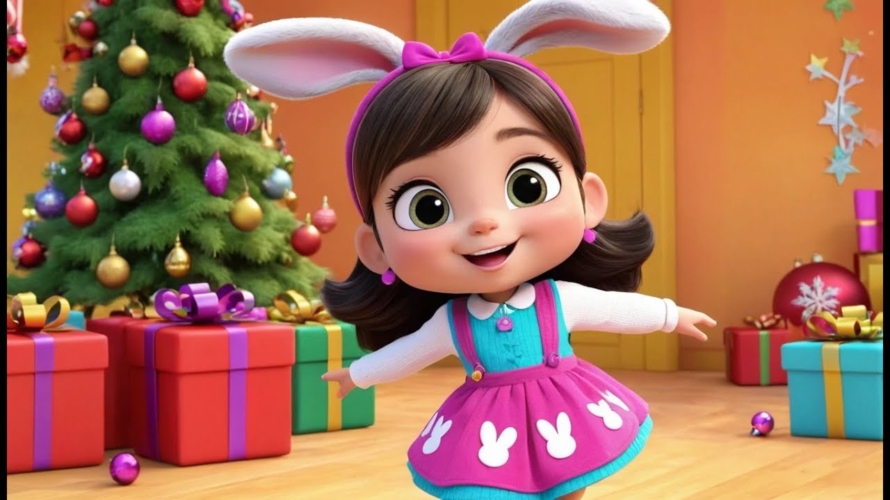 The Christmas Bunny Hop | Festive Kids Song | Jolly Holiday Adventure Rhyme