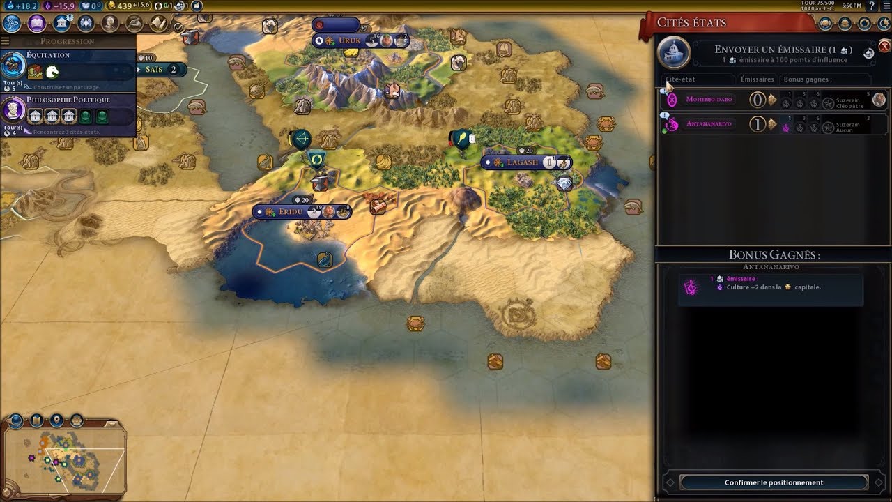 FR] Civilization VI : Rise and Fall - Let's play Sumer ep. #1 - YouTube