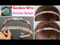 💖 DIY Beautiful Wire Chunky Braided Headband | How to Make One strand Plait Fabric Hairband | venda