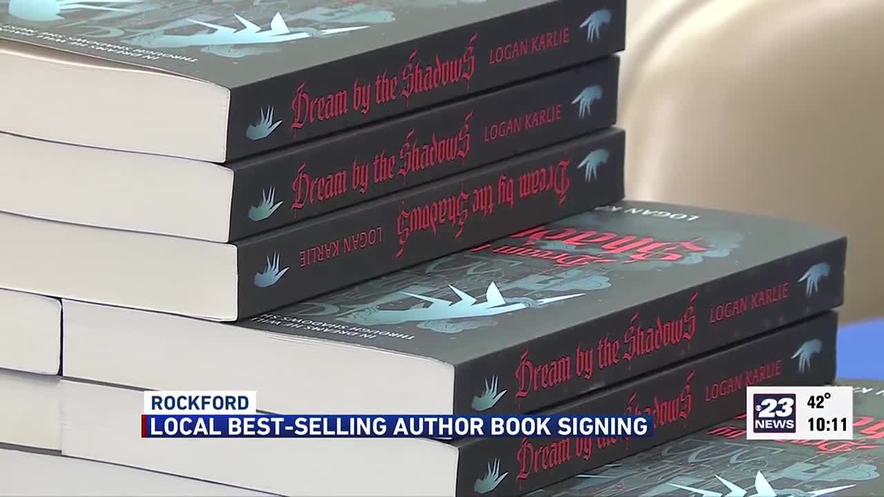 Rockford area best-selling author hosts first book signing - YouTube