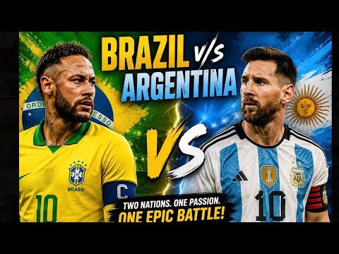 Brazil v/s Argentina | Exciting fight🇧🇷🇦🇷FIFA WORLD CUP 🏆🏟️ #fifaworldcup #football 