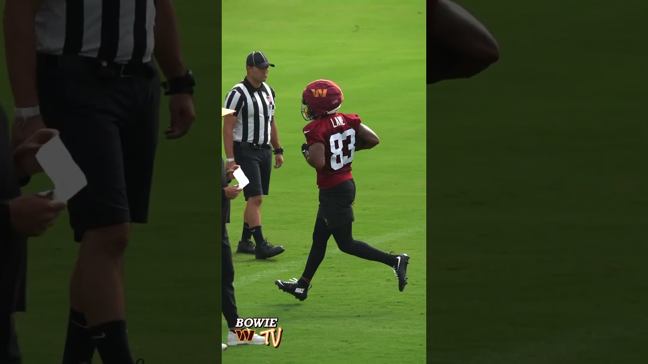Receiving Drills Commanders Training Camp Day 16 8 25 Nfl Raisehail Bowietv Explore