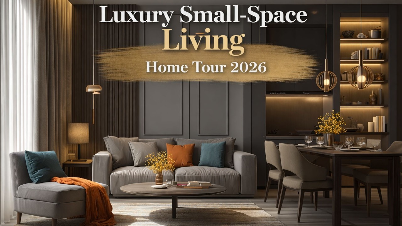 Как оформить небольшое пространство в 2026 году | Элегантный, тихий и роскошный домашний интерьер