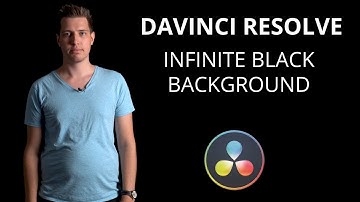 DaVinci Resolve: How to create an infinite black background