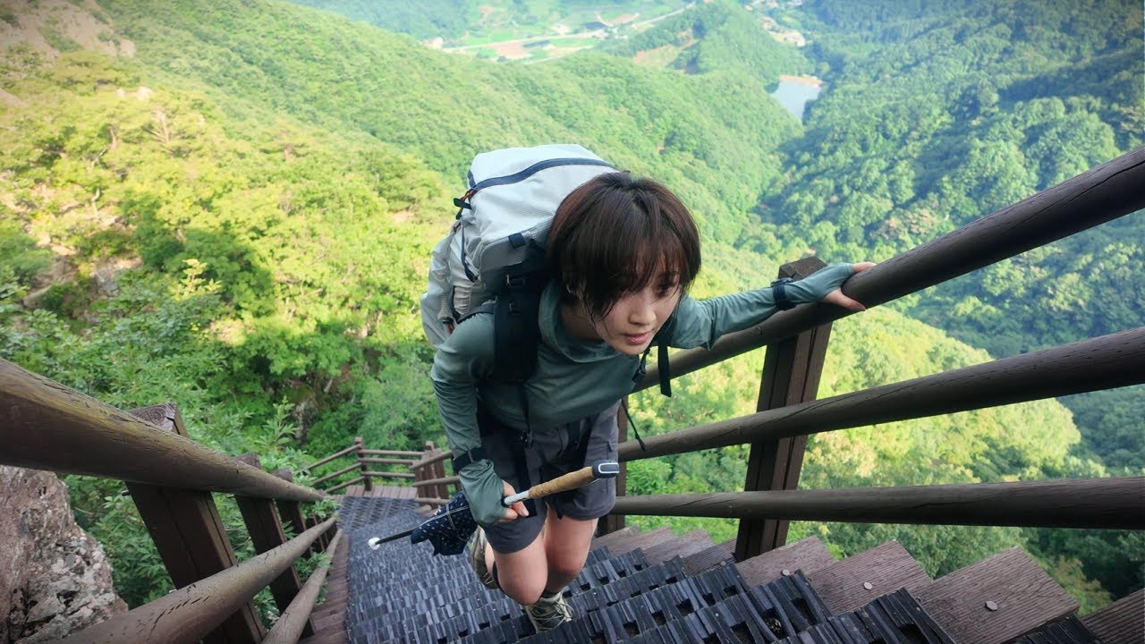 백패킹은 진짜 다이어트가 될까?? 몸무게 비포애프터 공개! l 진안 구봉산