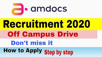 Amdocs Off-Campus Recruitment Drive for Freshers | Amdocs Again Hiring As SE Associate Role 2020