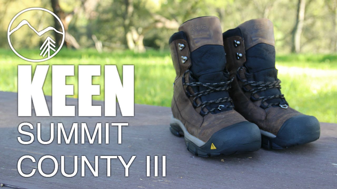 keen men's summit county waterproof winter boot