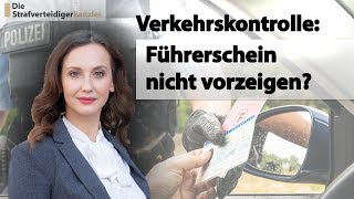 Polizeikontrolle: Führerschein nicht zeigen? | Dr. Arabella Pooth | Strafverteidigerin