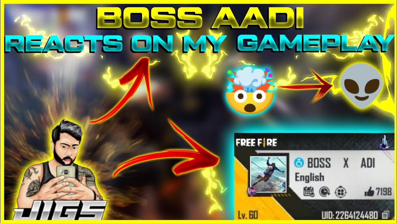 BOSS AADI REACTS ON MY GAMEPLAY MAHAKAL GAMING @BOSS X ADI #reaction #bestplayers @BOSSOFFICIAL99
