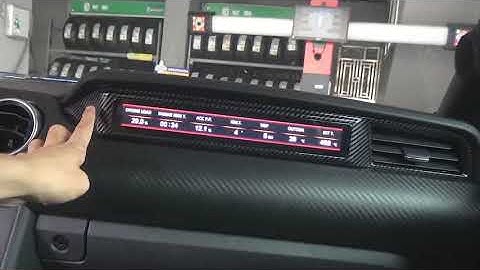 Mustang 2015-2020 dashboard