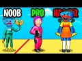 NOOB vs PRO vs HACKER In POPPY PLAYTIME SQUID GAME!? (ALL LEVELS!)