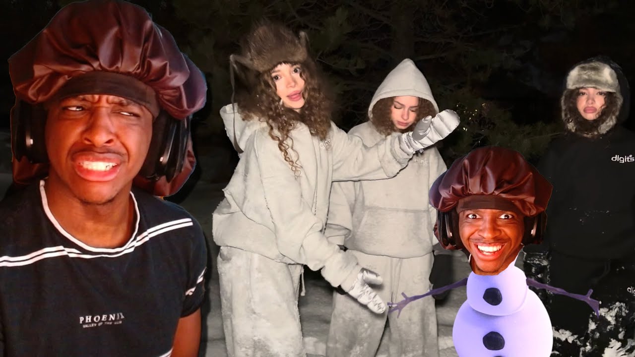 So The Kalogeras Sisters Tried Building A Snowman But Failed...