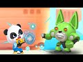 Baby Panda&#39;s Programming Adventure #2 - Help Kiki to Collect Energy and Defeat The Robot - Babybus