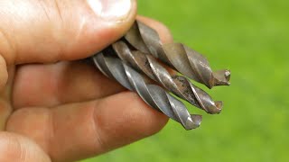 THE SHARPEST DRILL in 10 seconds! How to sharpen a drill bit quickly and correctly!