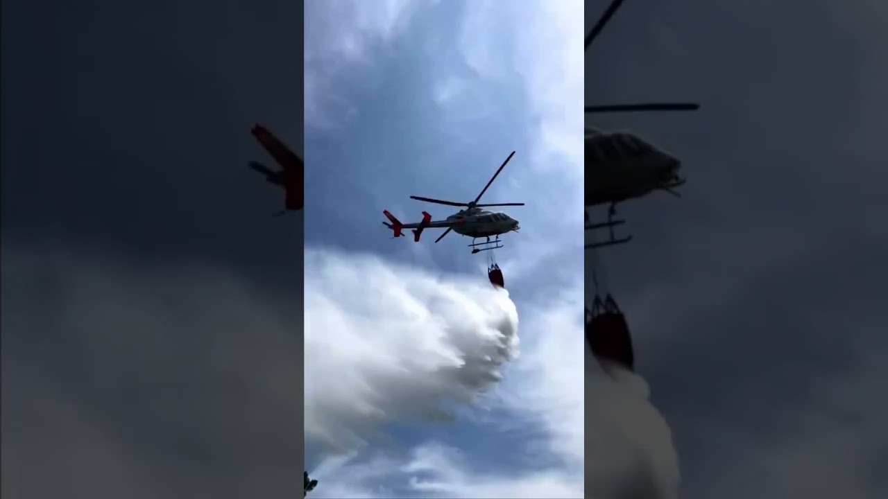 As of today January 10, Heroes of Sky in LA wildfire #pilot ##plane #helicopter #incendio #wildfire