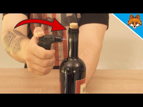 How to open a wine bottle without a corkscrew - fastest way 💥