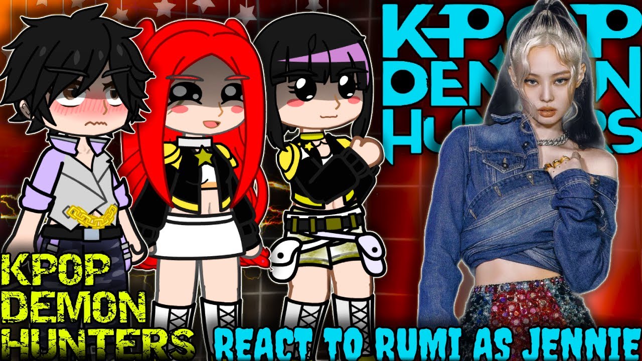 Kpop Demon Hunters reacts to Rumi As Jennie || KPOP Demon Hunters X Demon Slayer ||