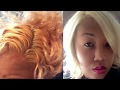 DIY: From BRASSY ORANGE to ICY WHITE BLONDE | Blazyn Kym