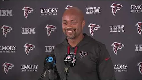 Atlanta Falcons GM Terry Fontenot Speaks at Traini...