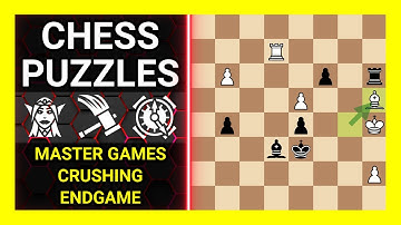 Chess Puzzles to Practice. Themes: Master games, Crushing, Endgame. Learn Chess