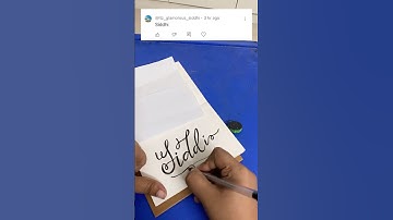 Writing my subscribers names part 13 #calligraphy #handlettering #letteringart #aestheticwriting