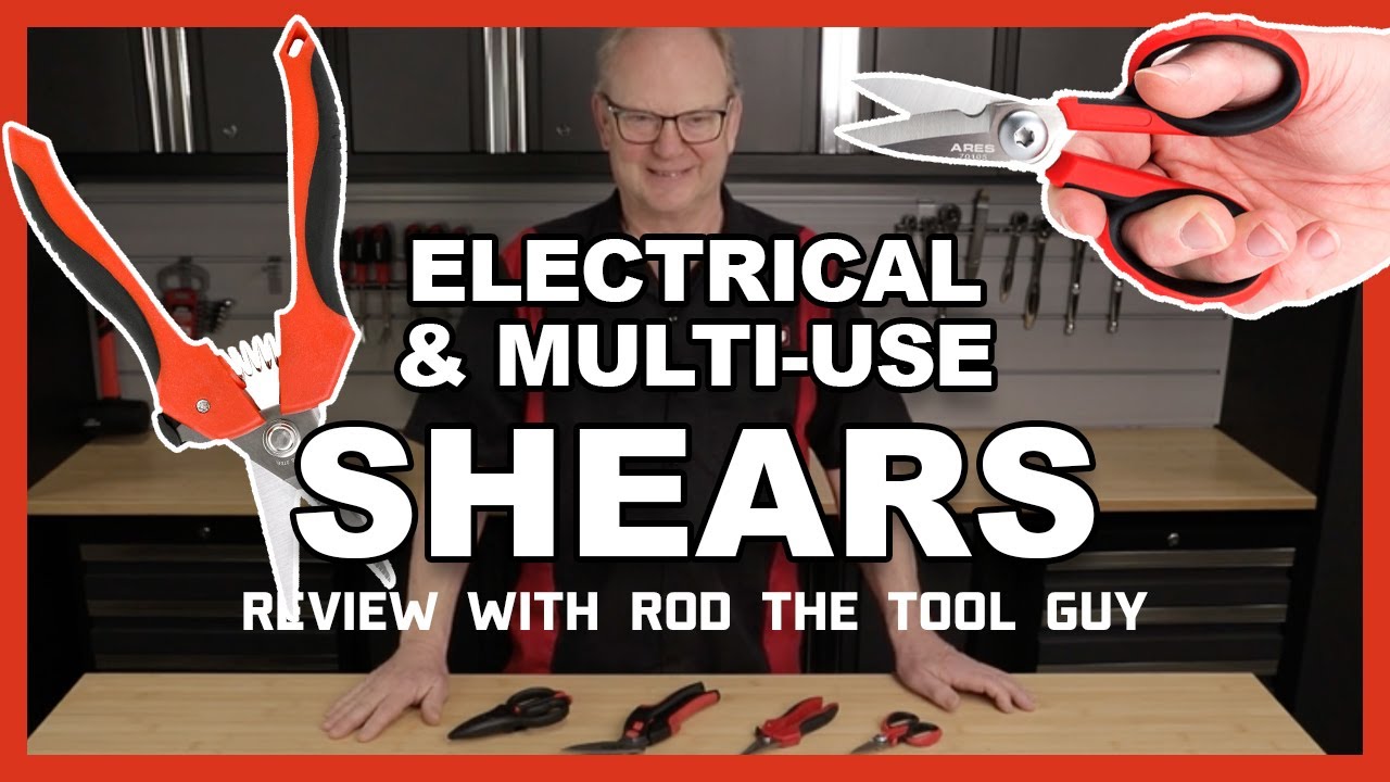 ARES 21005 – 6-Inch Professional Electrician Shears with Sheath