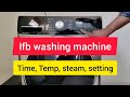 IFB 10 kg Front Load Washing Machine | ifb washing machine Steam,temperature,time setting 
