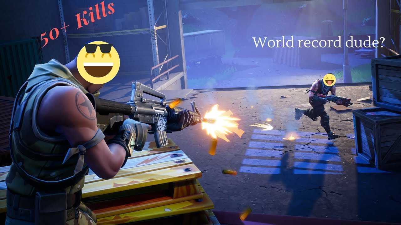 Fortnite 50+ Kills World Record Gameplay!! YouTube