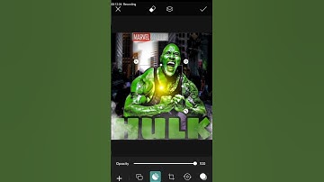Rock to HULK | photo editing picture eaditing mobile editing | PicsArt photo editing tutorial#marvel