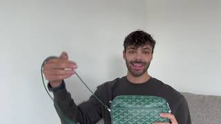 Original Goyard Cap Vert Crossbody Goyardine Black Bag HD Unboxing 