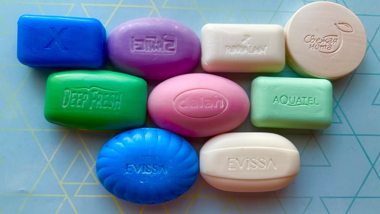 ASMR CUTTING 🧼DRY SOAP ASMR SOUNDS 🧼 RELAX 