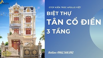 ĐỪNG BỎ LỠ - Mẫu biệt thự Tân cổ điển 3 tầng ấn tượng #short