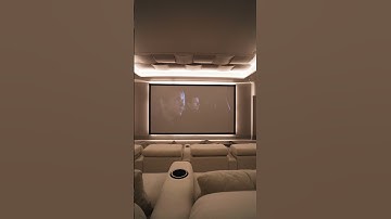 From Blueprint to Reality: A Stunning Home Cinema Reveal!                #homecinema