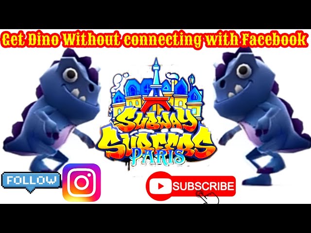 SUBWAY SURFERS COMO DESBLOQUEAR O DINO COM O FACEBOOK 