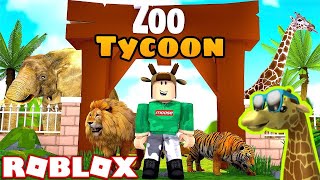 Building my own Zoo! Roblox Zoo Tycoon Max Level