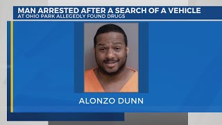 Man arrested after a search of a vehicle at an Ohio park allegedly found drugs