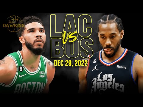 Los Angeles Clippers vs Boston Celtics Full Game Highlights | December 29, 2022 | FreeDawkins