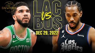 Los Angeles Clippers vs Boston Celtics Full Game Highlights | December 29, 2022 | FreeDawkins