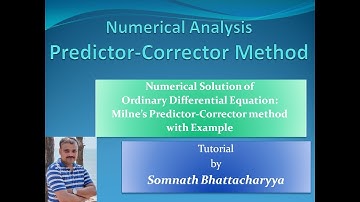 Numerical Analysis: Predictor Corrector Method to solve Ordinary Differential Equation