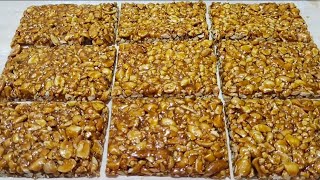 How To Make Peanut Brittle | Peanut Brittle Bar Recipe.