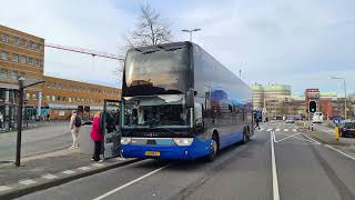 (Sound) Van Hool TDX 27 Astromega - ZF Astronic - Qbuzz 3695