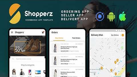 Ecommerce Android + iOS App Template (HTML + CSS files in IONIC 3) | Shopperz | Codecanyon Scripts