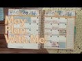 May monthly plan with me  just a little late