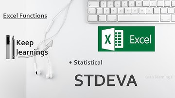 Excel STDEVA Function