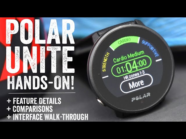 Polar Unite Fitness Watch: Hands-on Features/Test/Explainer