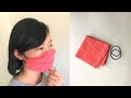 How To Make a Pleated Face Mask // Washable, Reusable, No-Sewing Required