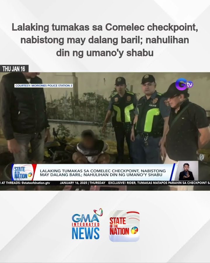 Lalaking tumakas sa Comelec checkpoint, nabistong may dalang baril; nahulihan din ng... | SONA
