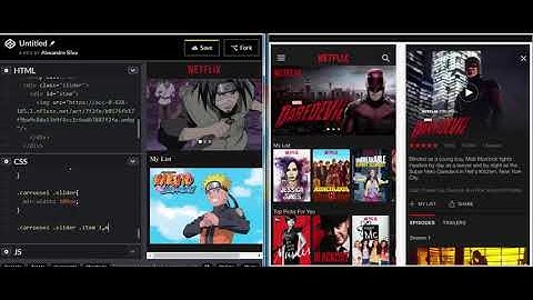 Code CSS App Netflix